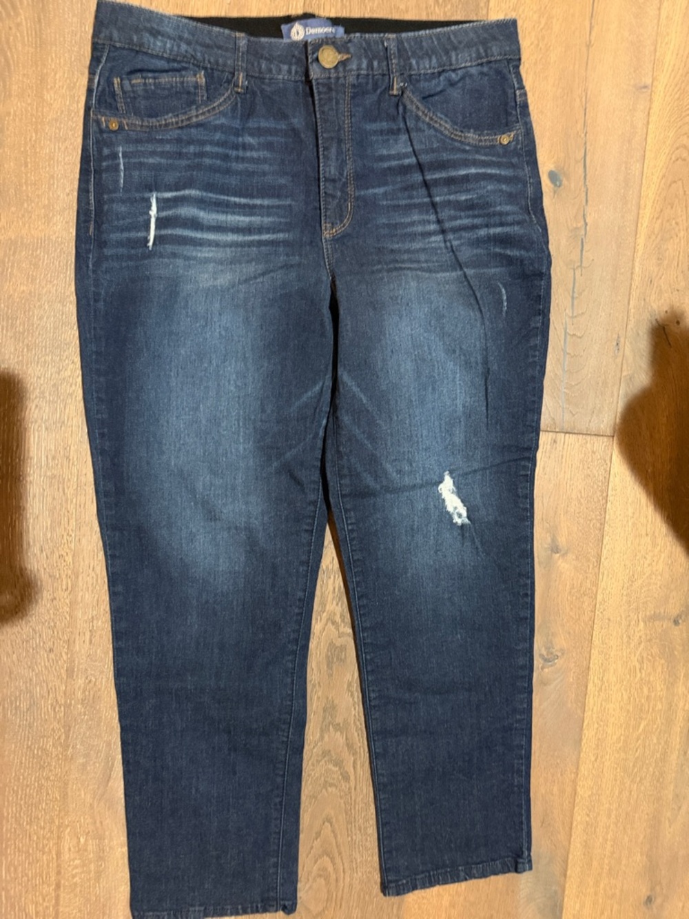 Democracy Dark Blue Distressed Women’s Jeggings
